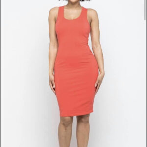 Simply Cute Dress (Orange)