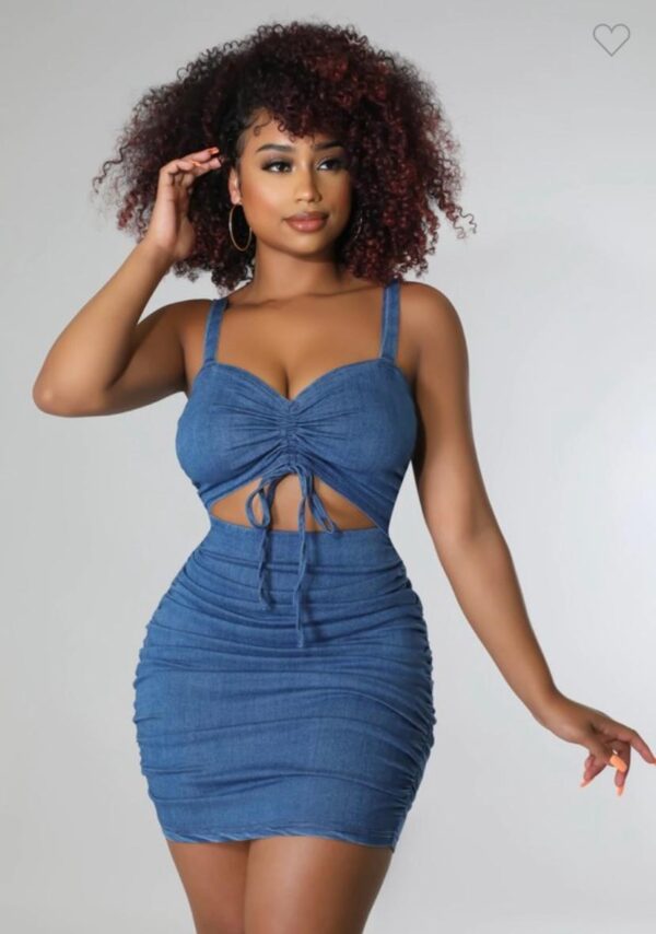 Fine As Wine Denim dress